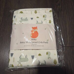 New 3 Pack Waterproof Crib Sheets Potty Training Mat Change Pad Pee Incontinence